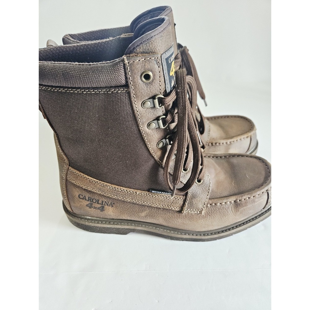 Carolina Men's 4x4 CA2106 Waterproof Work Boot Brown Size 11 1/2 D - Picture 7 of 11